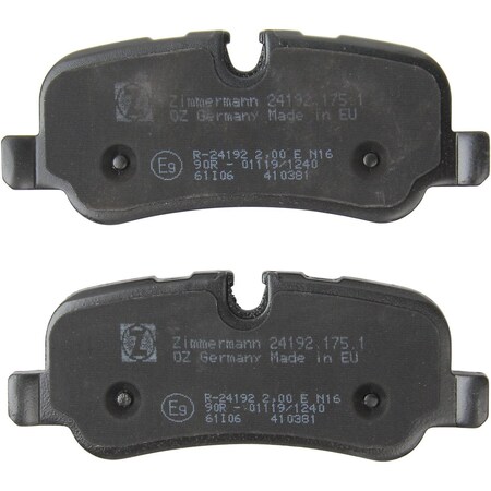 Zimmermann Brake Pad Set, 241921752 241921752